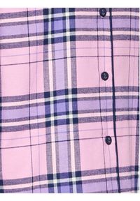 Cyberjammies Koszulka piżamowa Brushed Check 9463 Różowy Regular Fit. Kolor: różowy. Materiał: bawełna