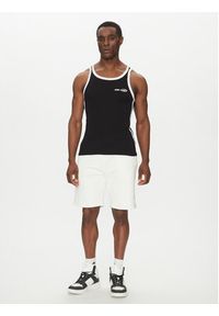 Karl Kani Tank top Ellipse 60310051 Czarny Slim Fit. Kolor: czarny. Materiał: bawełna