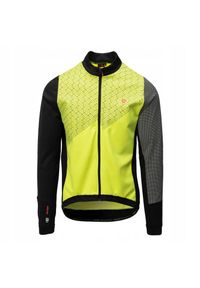 RADVIK - Męska Koszulka Kolarska November Bv Jumper. Kolor: czarny, wielokolorowy, żółty. Sport: kolarstwo