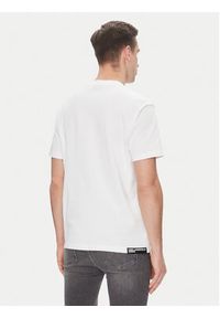 Karl Lagerfeld - KARL LAGERFELD T-Shirt A2M17036 Biały Regular Fit. Typ kołnierza: dekolt w karo. Kolor: biały. Materiał: bawełna #4