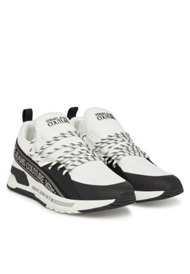 Versace Jeans Couture Sneakersy 78YA3SA3 Czarny. Kolor: czarny. Materiał: materiał