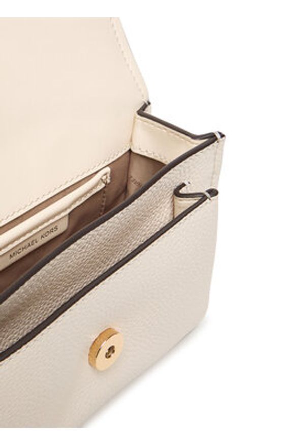 MICHAEL Michael Kors Torebka 32T4GC7C1T Beżowy. Kolor: beżowy. Materiał: skórzane