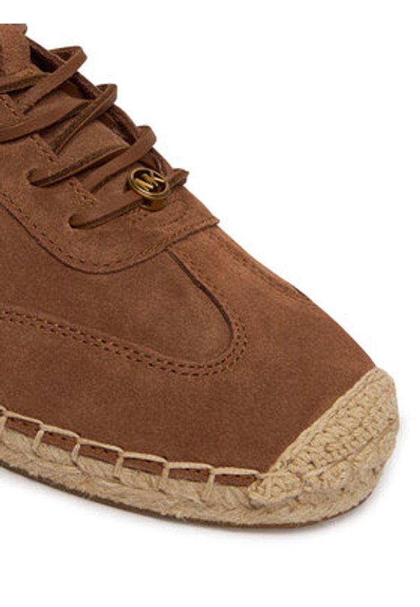 MICHAEL Michael Kors Espadryle Ollie 43S6SCFS1S Brązowy. Kolor: brązowy. Materiał: zamsz, skóra
