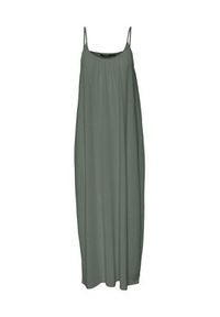 Vero Moda Sukienka letnia Luna 10286077 Zielony Regular Fit. Kolor: zielony. Materiał: bawełna. Sezon: lato #4