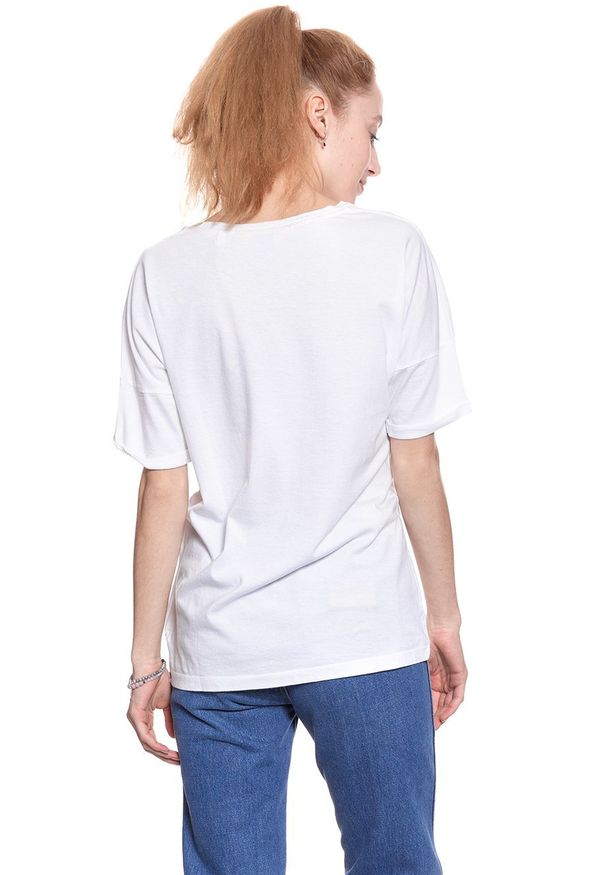 Wrangler - WRANGLER T SHIRT DAMSKI B&Y TRUCKER TEE WHITE W724LG412 112130927