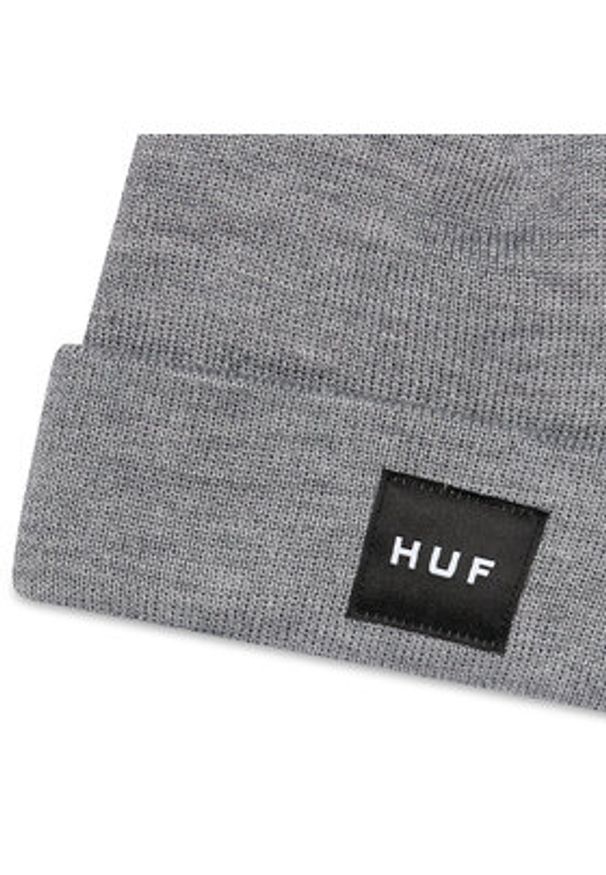 HUF Czapka Essentials Box Logo Bea BN00090 Szary. Kolor: szary. Materiał: materiał