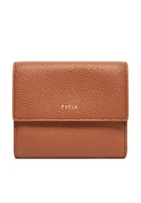 Furla Mały Portfel Damski Goccia M Compact WP00469 BX3036 KH RY000 Brązowy. Kolor: brązowy. Materiał: skóra