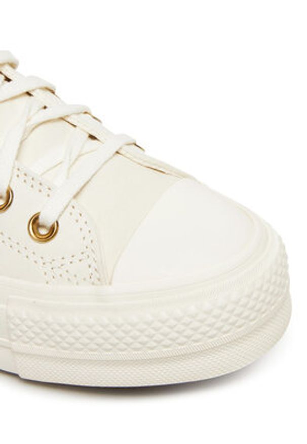 Converse Trampki Chuck Taylor All Star Lift Platform Buckle A11866C Biały. Kolor: biały. Materiał: materiał. Obcas: na platformie