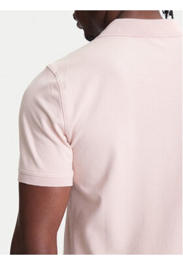 United Colors of Benetton - United Colors Of Benetton Polo 3WG9U301Z Różowy Slim Fit. Typ kołnierza: polo. Kolor: różowy. Materiał: bawełna