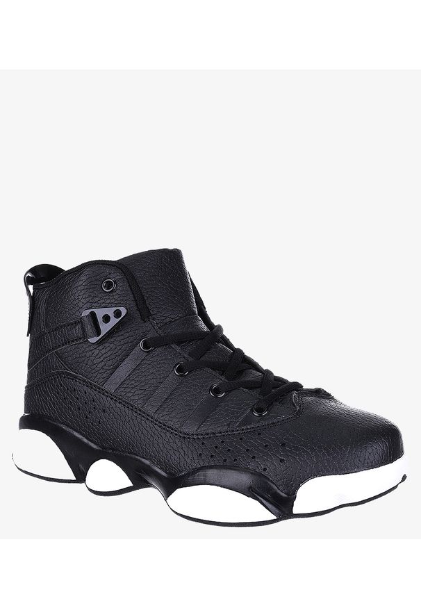 Casu - Czarne buty sportowe sznurowane casu 201d/bw1. Kolor: czarny
