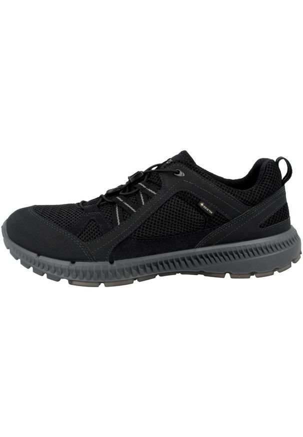 ecco - Buty do chodzenia męskie Ecco Terracruise Ll Tex Gtx. Kolor: czarny. Materiał: tkanina, materiał, syntetyk. Szerokość cholewki: normalna. Sport: turystyka piesza