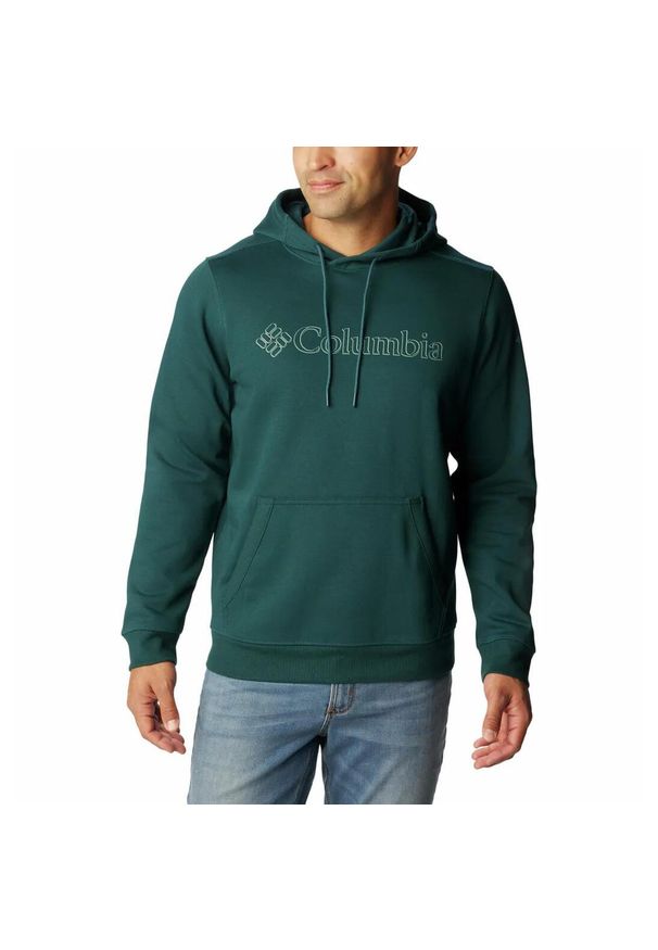 columbia - Bluza Trekkingowa z kapturem Męska Columbia CSC Basic Logo II Hoodie. Typ kołnierza: kaptur. Kolor: zielony