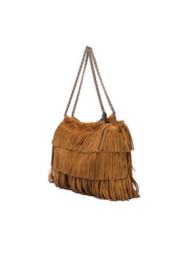 Tory Burch Torebka 174294 Brązowy. Kolor: brązowy. Materiał: skórzane, zamszowe