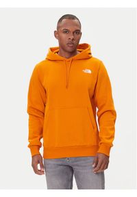 The North Face Bluza Simple Dome NF0A89FC Pomarańczowy Regular Fit. Kolor: pomarańczowy. Materiał: bawełna