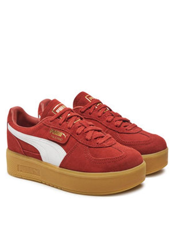 Puma Sneakersy Palermo Elevata Wns 399348 03 Czerwony. Kolor: czerwony. Materiał: skóra