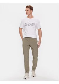 BOSS - Boss Chinosy T_Commuter 50495497 Zielony Slim Fit. Kolor: zielony. Materiał: syntetyk