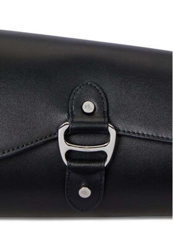 Lauren Ralph Lauren - LAUREN RALPH LAUREN Torebka 431977487002 Czarny. Kolor: czarny. Materiał: skórzane
