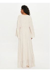 Vero Moda Sukienka letnia Tara 10304254 Écru Loose Fit. Materiał: syntetyk. Sezon: lato