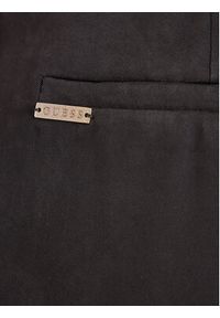 Guess Spodnie materiałowe W5YB02 WH5N2 Czarny Regular Fit. Kolor: czarny. Materiał: syntetyk