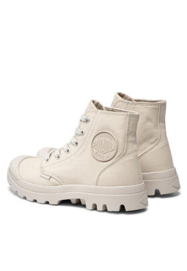 Palladium Trapery Pampa Hi Mono U 73089-056-M Beżowy. Kolor: beżowy. Materiał: materiał