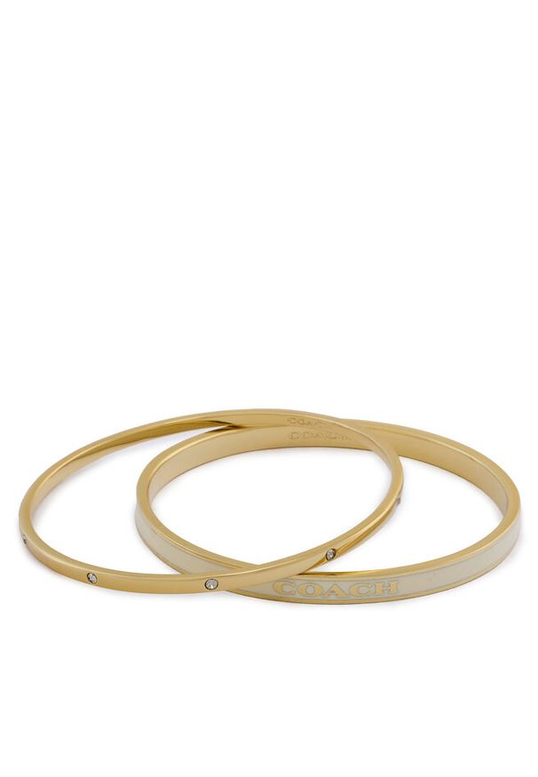 Zestaw bransoletek Coach. Materiał: złote. Kolor: złoty