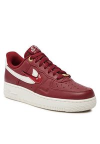 Nike Sneakersy Air Force 1 '07 Prm DZ5616 600 Bordowy. Kolor: czerwony. Materiał: skóra. Model: Nike Air Force #4