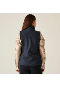 Regatta - Damski ochraniacz na ciało Flux Softshell. Kolor: niebieski. Materiał: softshell. Sport: turystyka piesza #2