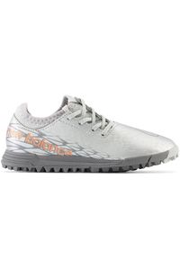 Turfy dziecięce New Balance FURON V7 DISPATCH JNR TF SJF3TGG7 – srebrne. Kolor: srebrny. Materiał: syntetyk, materiał. Szerokość cholewki: normalna. Sezon: zima. Sport: piłka nożna