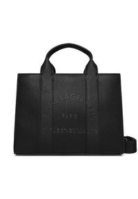 Karl Lagerfeld - KARL LAGERFELD Torebka A4W30264 Czarny. Kolor: czarny. Materiał: skórzane #6