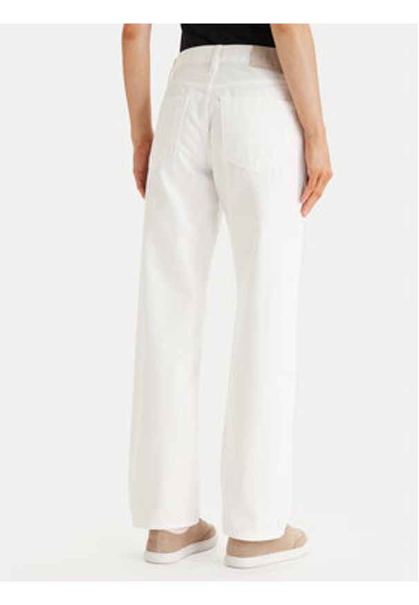 Calvin Klein Jeans Jeansy LV047F717G Écru Straight Fit. Kolor: kremowy