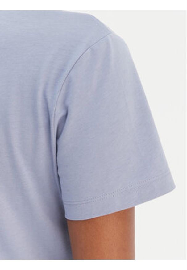 BOSS T-Shirt Esogo 50506973 Niebieski Slim Fit. Kolor: niebieski. Materiał: bawełna