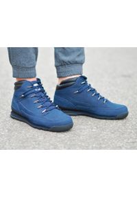 Buty lifestyle męskie Timberland Euro Rock Mid Hiker A2AGH. Kolor: niebieski