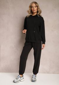 Renee - Czarny Komplet Dresowy z Bluzą i Spodniami Ciranova. Kolor: czarny. Materiał: dresówka