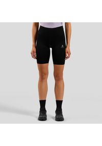 Legginsy krótkie do biegania damskie Odlo ESSENTIAL. Kolor: czarny. Długość: krótkie