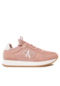 Calvin Klein Jeans Sneakersy YW0YW00840 Różowy. Kolor: różowy. Materiał: skóra