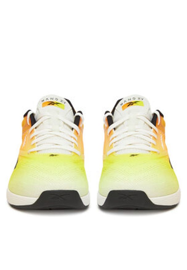 Reebok Sneakersy NANO X5 100209367 Żółty. Kolor: żółty. Materiał: materiał