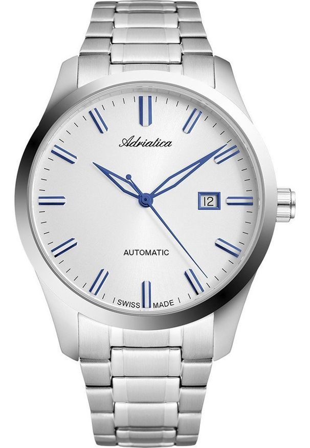 Zegarek Adriatica Zegarek męski Adriatica A8277.51B3A srebrny. Kolor: srebrny
