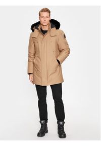 Moose Knuckles Parka Original Stirling M32MP261S Brązowy Regular Fit. Kolor: brązowy. Materiał: bawełna #6