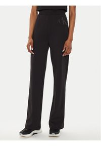 Calvin Klein Jeans Spodnie dresowe J20J223588 Czarny Regular Fit. Kolor: czarny. Materiał: syntetyk