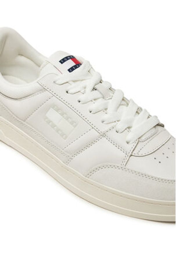 Tommy Jeans Sneakersy EM0EM01444 Biały. Kolor: biały. Materiał: skóra