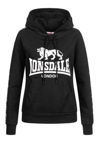 Bluza damska z kapturem Lonsdale Dihewyd. Typ kołnierza: kaptur. Kolor: czarny #2