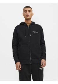 Jack & Jones - Jack&Jones Bluza Vesterbro 12241691 Czarny Relaxed Fit. Kolor: czarny. Materiał: syntetyk, bawełna
