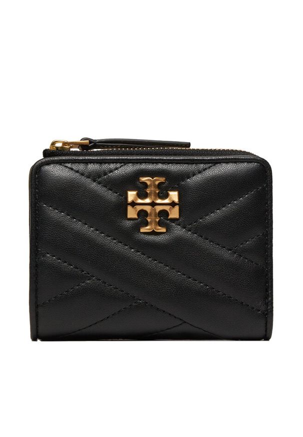 Mały Portfel Damski Tory Burch. Kolor: czarny