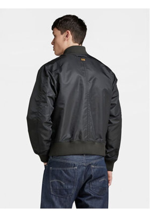 G-Star RAW - G-Star Raw Kurtka bomber Deck D24754-C143 Czarny Regular Fit. Kolor: czarny. Materiał: syntetyk