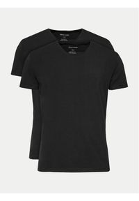 Pierre Cardin Komplet 2 t-shirtów 29990.000.9000 Czarny Modern Fit. Kolor: czarny. Materiał: bawełna