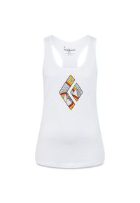 Koszulka bez rękawów Damska Black Diamond Rainbow Diamond Tank. Kolor: biały. Długość rękawa: bez rękawów