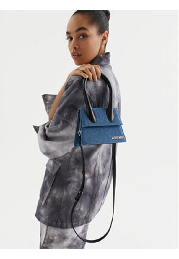 JACQUEMUS Torebka Le Chiquito 213BA002 Niebieski. Kolor: niebieski