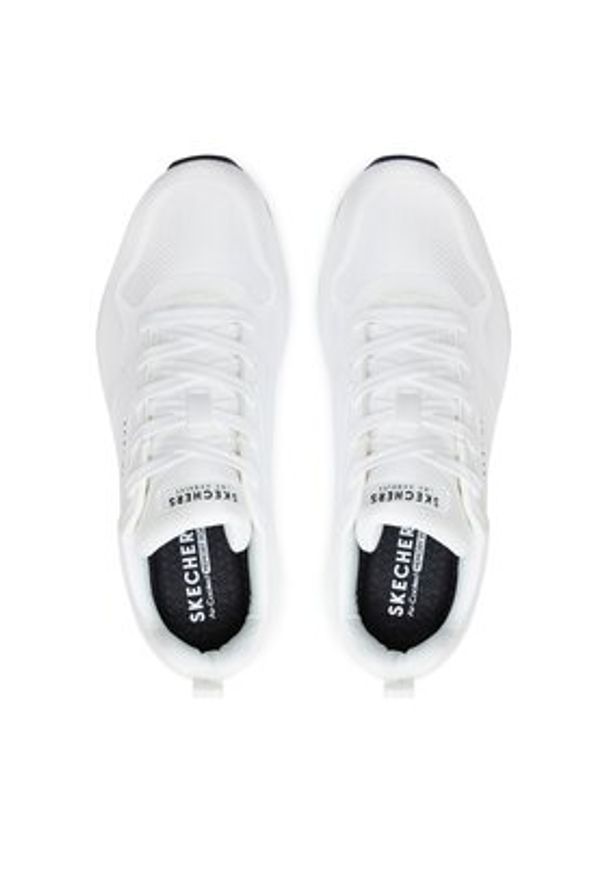 skechers - Skechers Sneakersy Tres-Air Uno-Revolution-Airy 183070/WHT Biały. Kolor: biały. Materiał: materiał