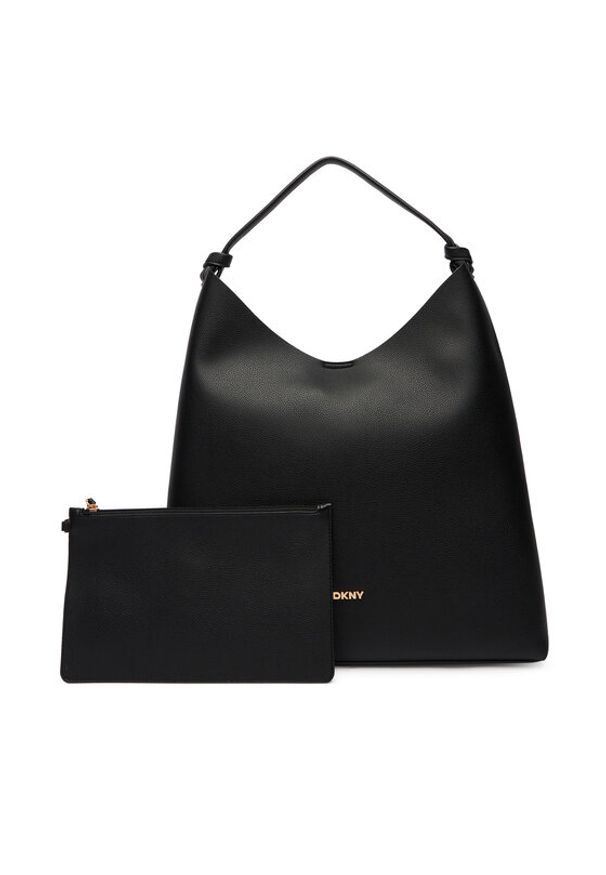 DKNY Torebka R54CAO07 Czarny. Kolor: czarny. Materiał: skórzane