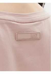EA7 Emporio Armani T-Shirt 7W000492 AF10373 U4079 Różowy Regular Fit. Kolor: różowy. Materiał: bawełna